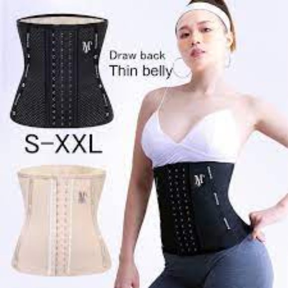 NEW Bundle of 2; M+ Waist Trainers NUDE BLACK - Picture 3 of 15